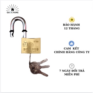 Ổ khoá đồng thau nguyên chất Brabus đủ size-khoá cửa,tủ,valy an toàn-Hàng công ty-Bảo Hành 12 tháng