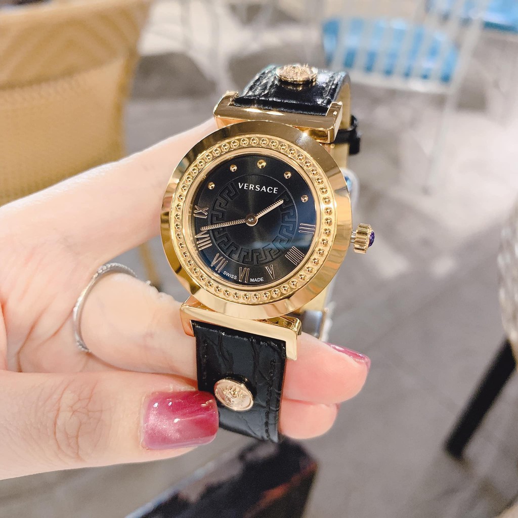 Đồng hồ nữ chính hãng Versace Vanity - Máy Quartz pin Thụy Sĩ - Mặt kính Sapphire