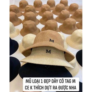 Mũ Cói Chữ M Đi Biển