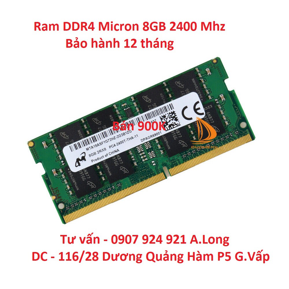 [Mã 159ELSALE hoàn 7% đơn 300K] Ram Laptop 8GB 2133 2400 DDR4 Đã Test BH 5 Năm