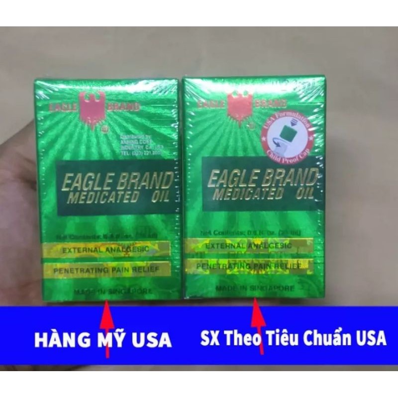 24ml dầu gió xanh nội địa Mỹ và cách phân biệt thật giả