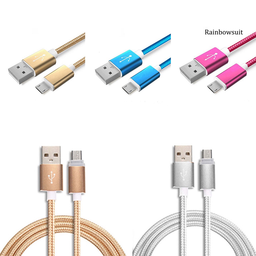 Dây Cáp Sạc Và Đồng Bộ Dữ Liệu Micro Usb 1 / 2 / 3m Cho Điện Thoại Android