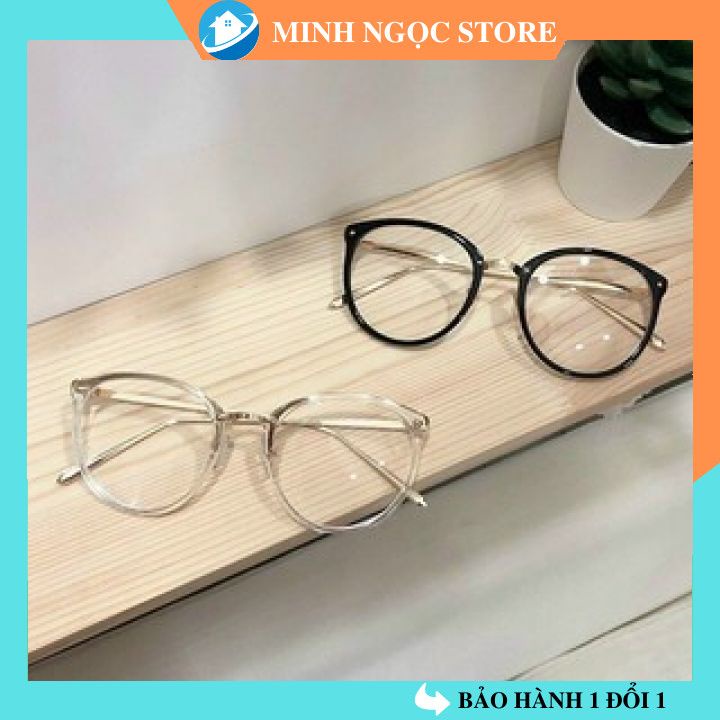 ⭐️ Kính mắt mèo gọng kim loại dáng tròn