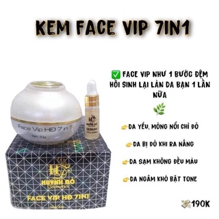 KEM FACE VIP HUỲNH Đỗ 30g +KM Serum 3 đánh giá