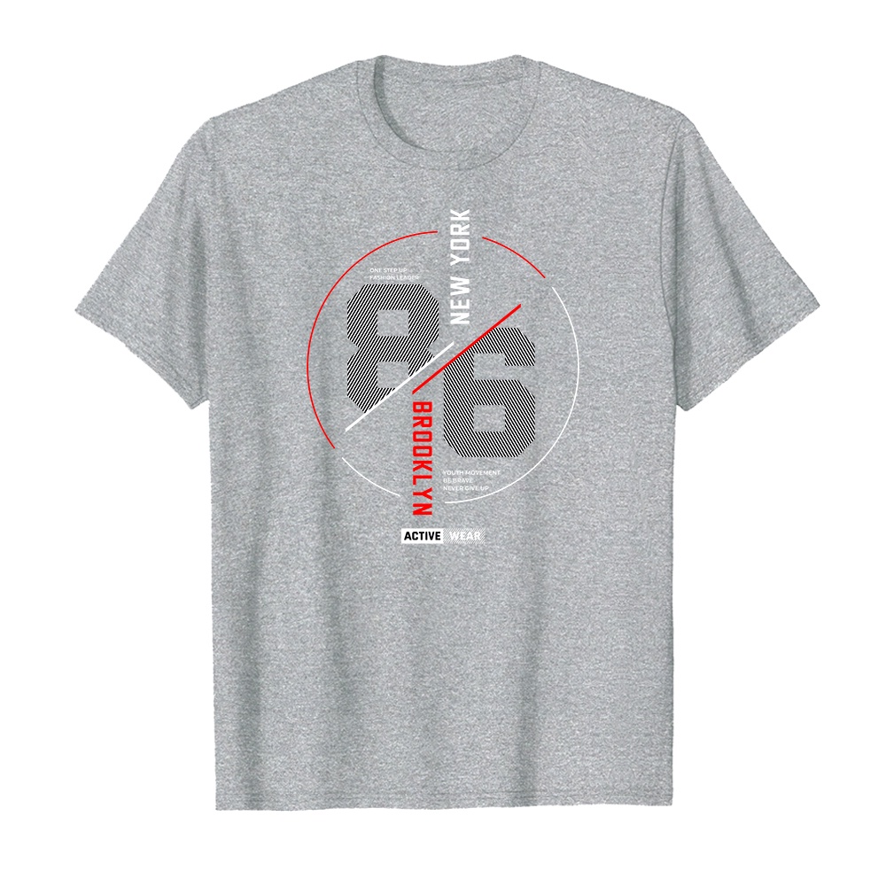Áo thun cotton unisex HTFashion in hình new york city 14280