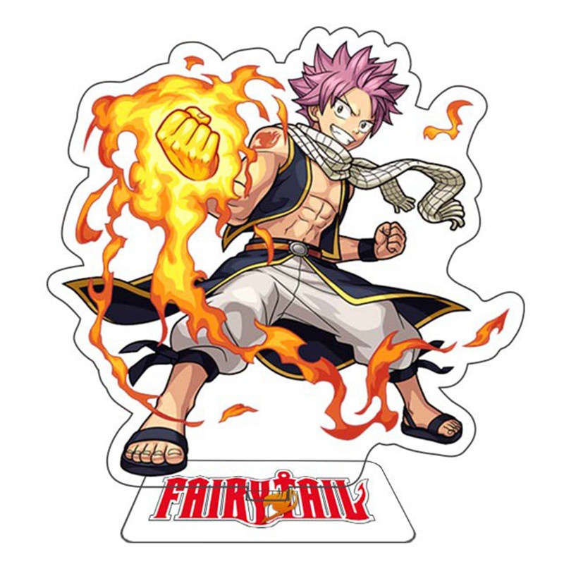 Mô Hình Đồ Chơi Nhân Vật Anime Fairy Tail Bằng Acrylic Đứng Hai Mặt