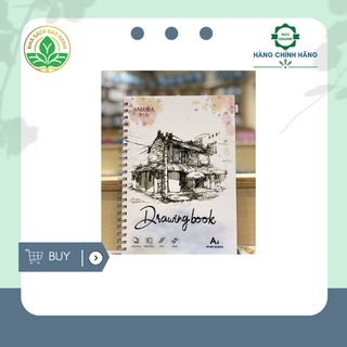 Vở Vẽ Lò Xo A4,A3,B5,A6 Sakura 50 Sheet (210x297) | Nhà Sách Đạo Hạnh