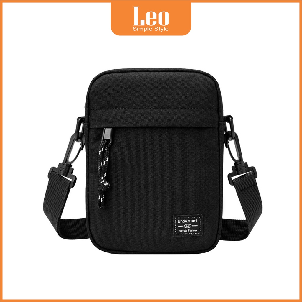 Túi Nam Đeo Chéo Mini LEO Vải Oxford Cao Cấp Chống Nước Nhiều Ngăn Đa Năng T34 | BigBuy360 - bigbuy360.vn