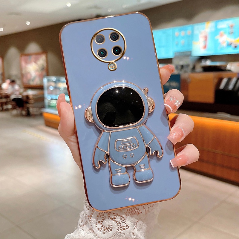 Astronaut Holder Stand Phone Case Xiaomi Mi 10T 10T Pro Poco X3 X3 Pro Poco X3 GT Poco M3 Pro 5G Poco M4 Pro 5G Redmi K30 K50 K50 Pro Redmi 9T Poco M3 Soft Cover