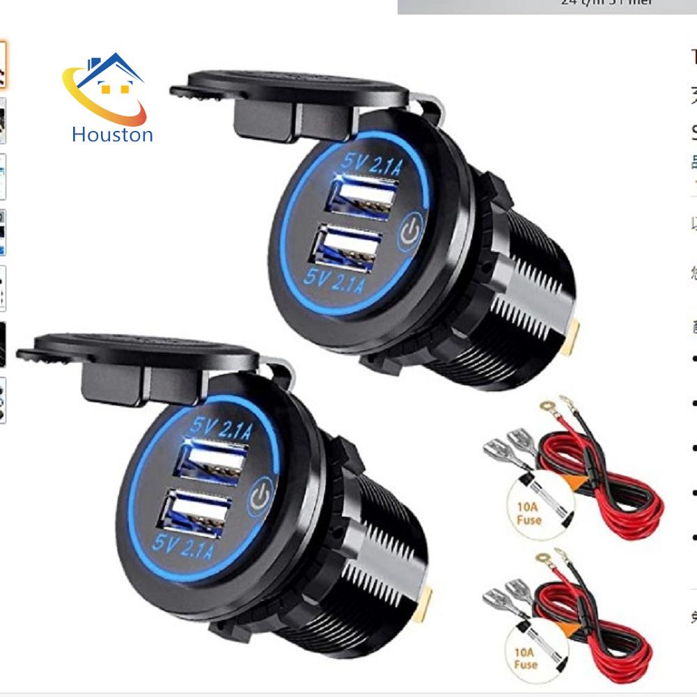 Sạc Điện Thoại Di Động Hai Chiều 22-vn Cho Xe Hơi Xe Máy Tàu Thuyền