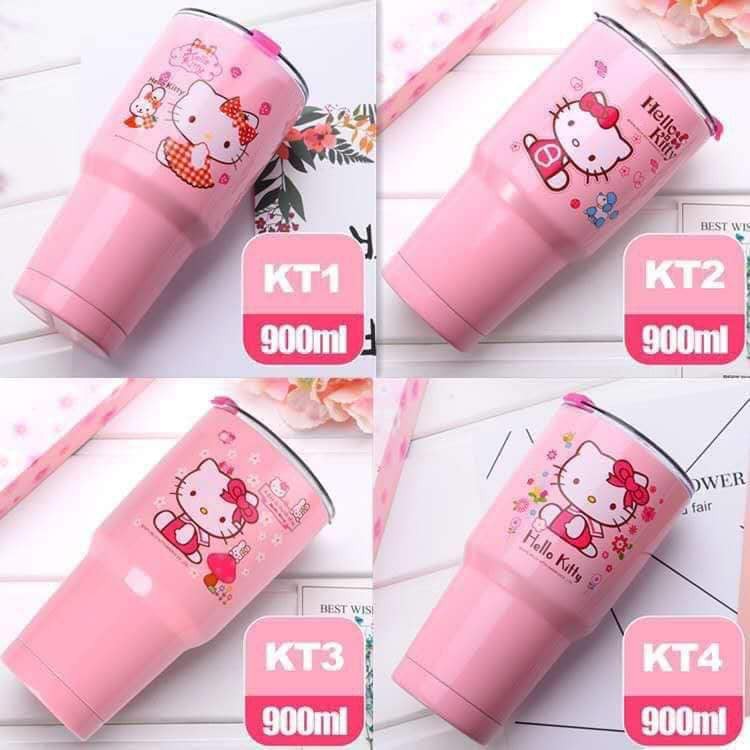 bình nước giũ nhiệt hello kitti siêu hot làm điên đảo thị trường