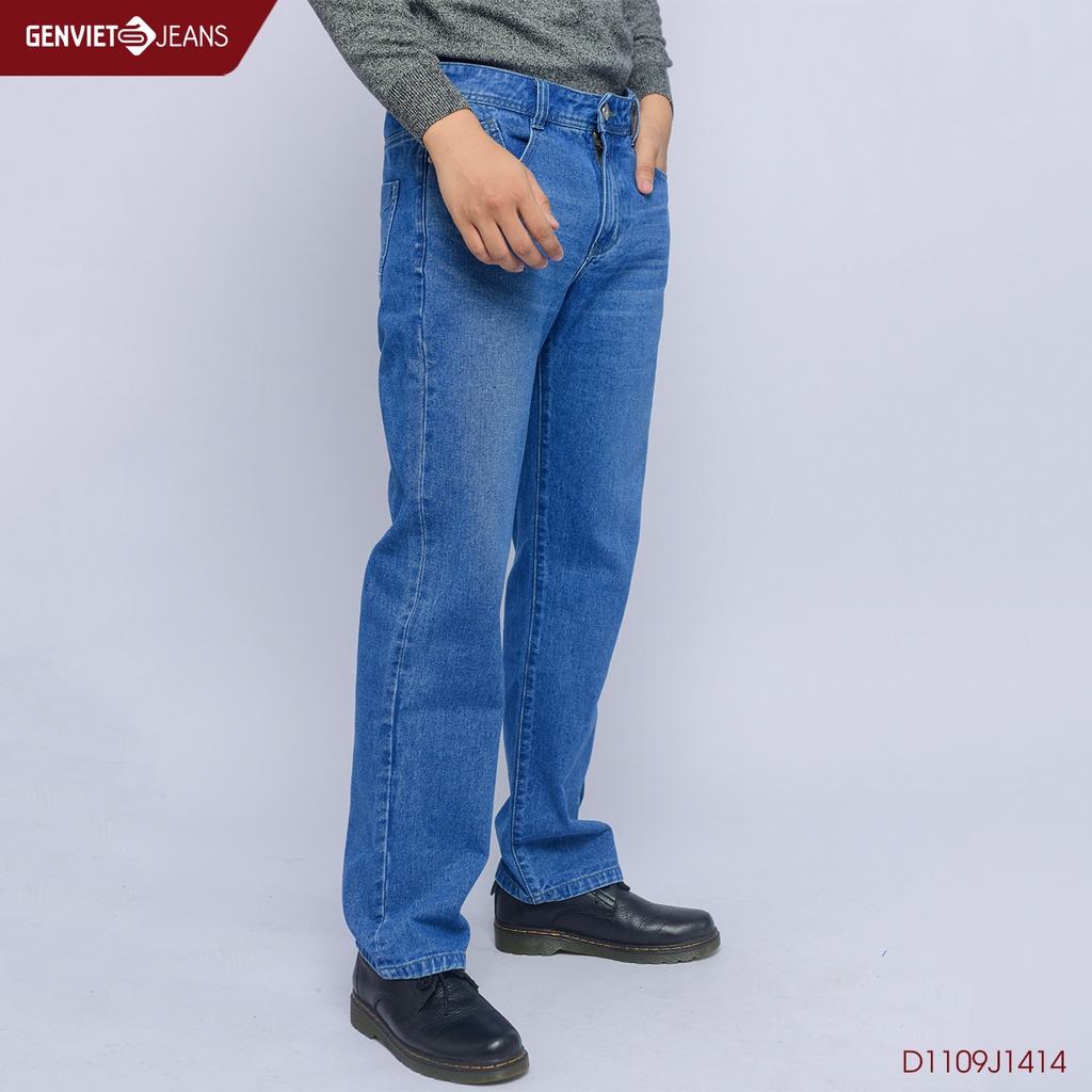 Quần Dài Jeans Nam Dáng Suông GENVIET D1109J1414 | BigBuy360 - bigbuy360.vn