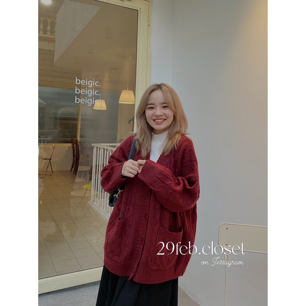 Áo khoác cardigan len thừng mác no.no chất đẹp nhiều màu (Ảnh video 29feb chụp) | WebRaoVat - webraovat.net.vn