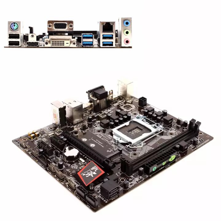 HÀNG THANH LÝ Bo mạch chủ Mainboard Colorful Battle AXE C. B250M - HD - HE V20 LED Socket 1151