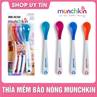 Thìa báo nóng munchin cho bé ăn dặm