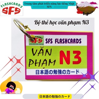 Thẻ ngữ pháp n3, thẻ văn phạm n3