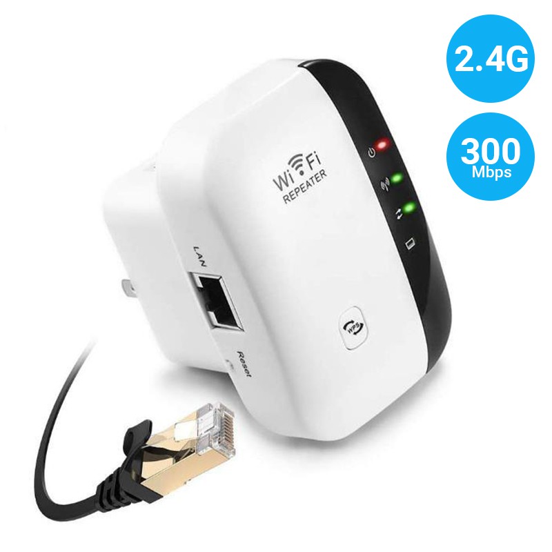 Kích sóng wifi WR03 300M Portable 300Mbps 2.4GHz - Repeater wifi Socket Plug 220V