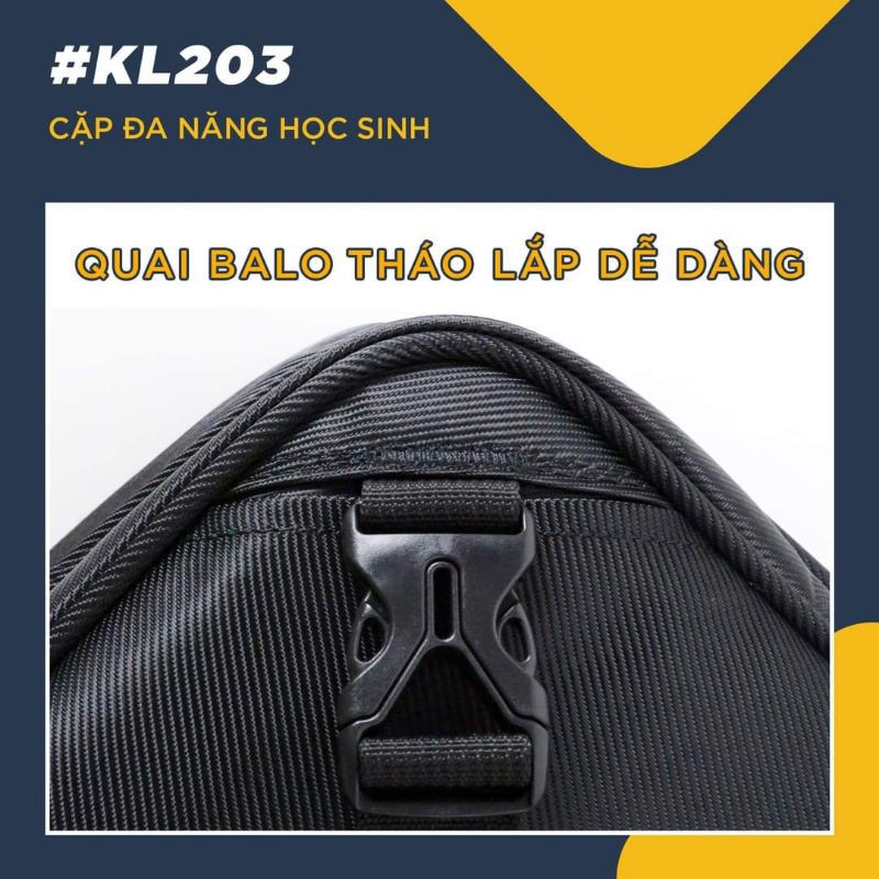 Cặp đa năng kim long KL203 Dành học sinh sinh viên Bảo Hành Chính Hãng 2Năm