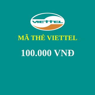Thẻ viettel 100.000đ