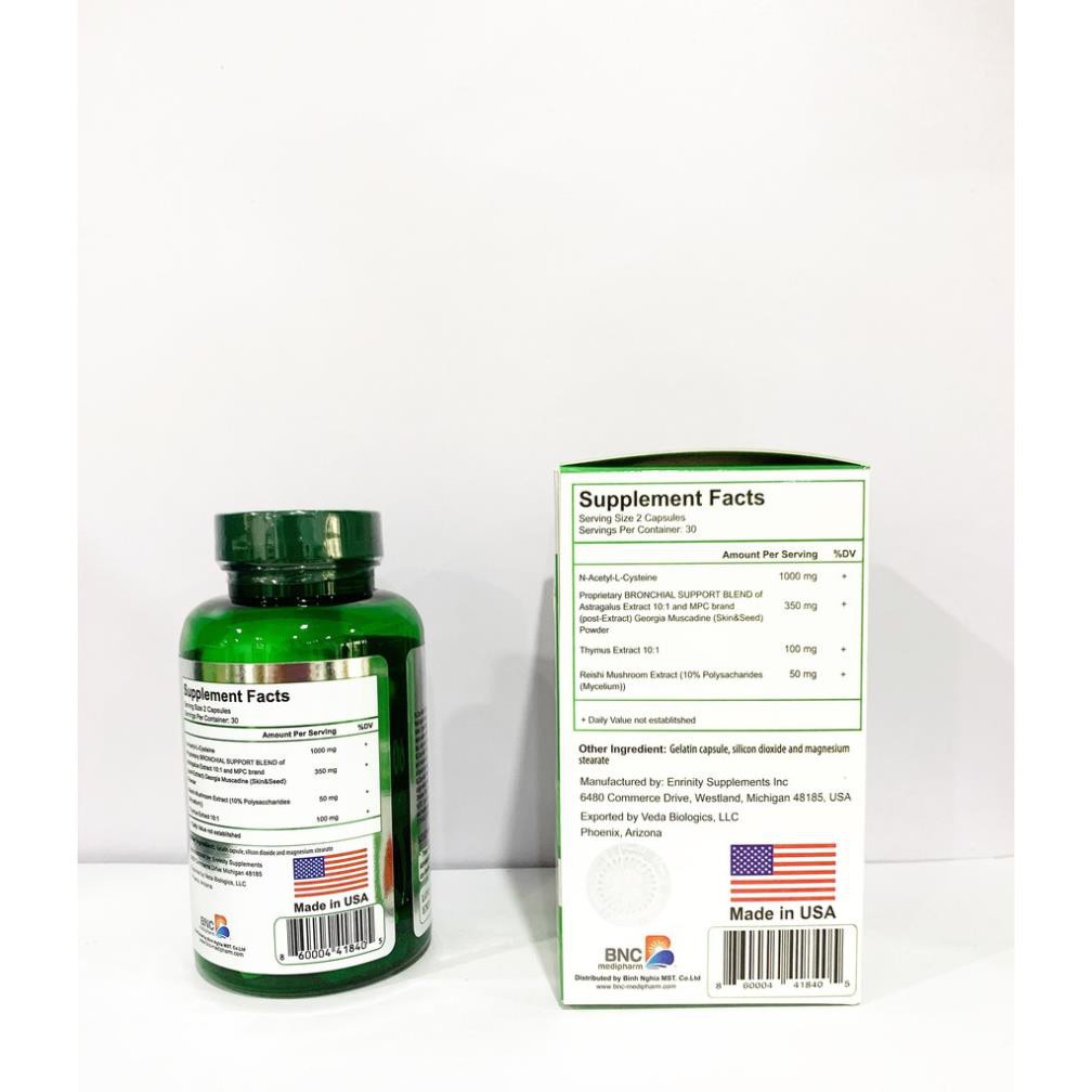Viên Uống Bổ Phổi BLCare Max - Phục Hồi Tổn Thương Phổi Và Tăng Sức Đề Kháng Hệ Hô Hấp (60 Viên/Hộp)