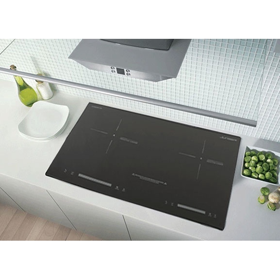 Bếp từ đôi Junger NKD22+ 4000W tặng máy hút mùi kính cong