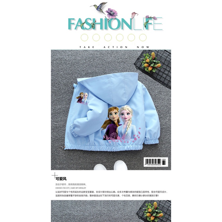 Áo khoác bóng chày thời trang xuân thu phong cách Hàn Quốc cho bé gái