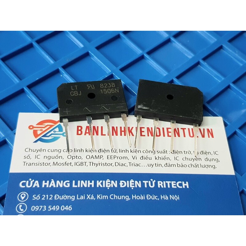 [ Combo 5 chiếc ] Diode cầu GBJ1506 1506 15A 600V