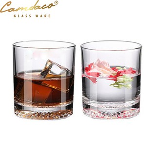 BỘ LY THỦY TINH BẦU LÙN CẨM ĐẠT 225ML