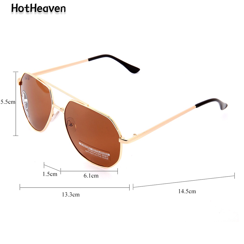 Kính Mát Phân Cực Chống Tia UV400 5 Kiểu Bằng Kim Loại Cho Cả Nam Và Nữ