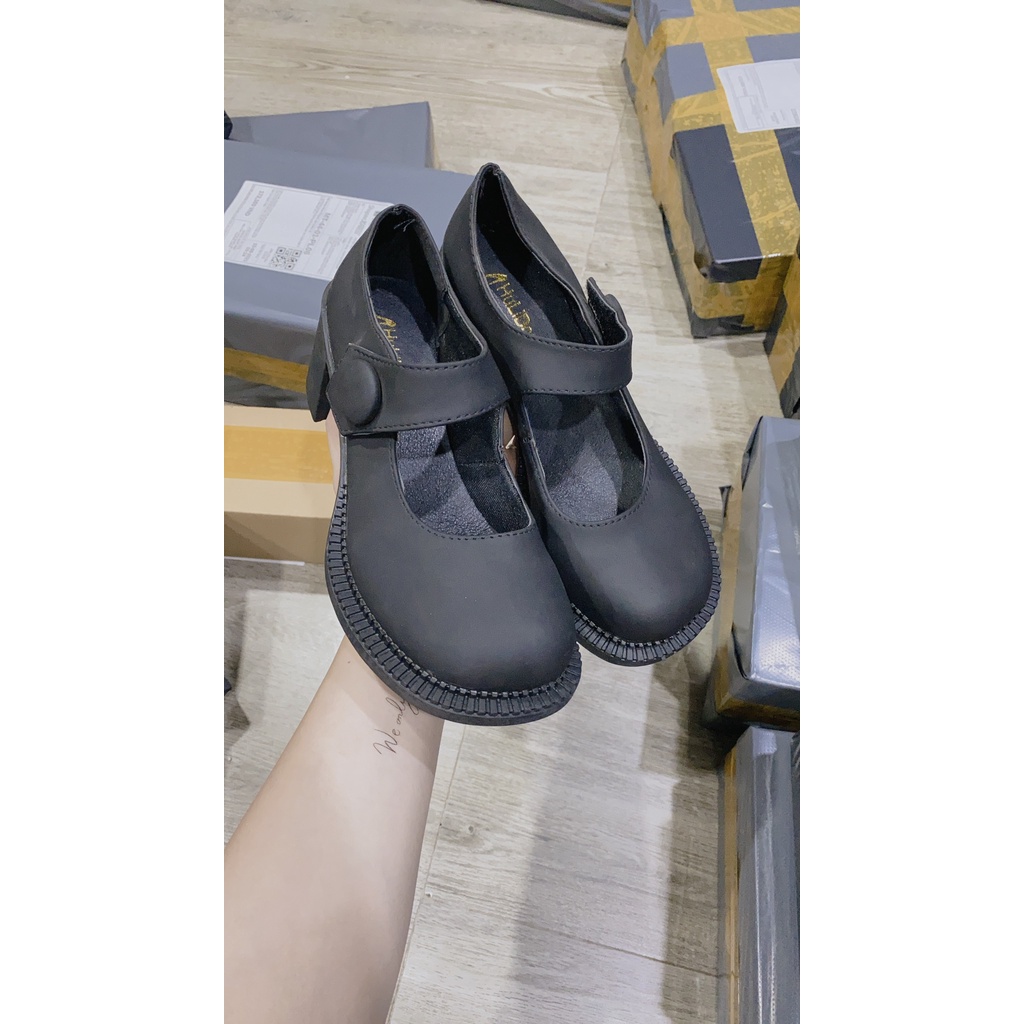 Giày lolita mũi tròn đế cao 5cm mã 1920