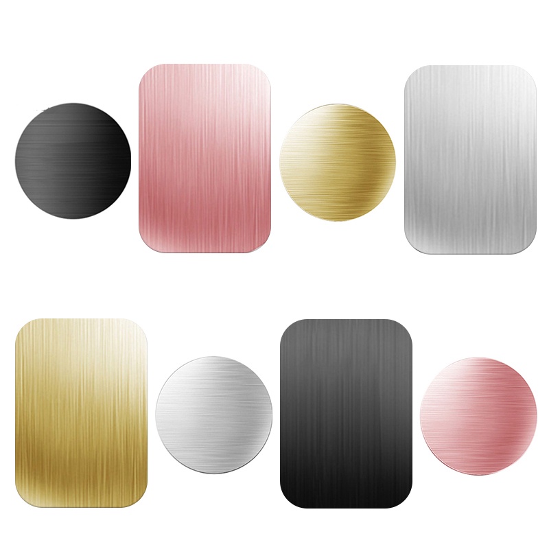 1 Tấm Kim Loại Hít Nam Châm Thông Dụng Dán Giá Đỡ Điện Thoại Cho Xe Hơi