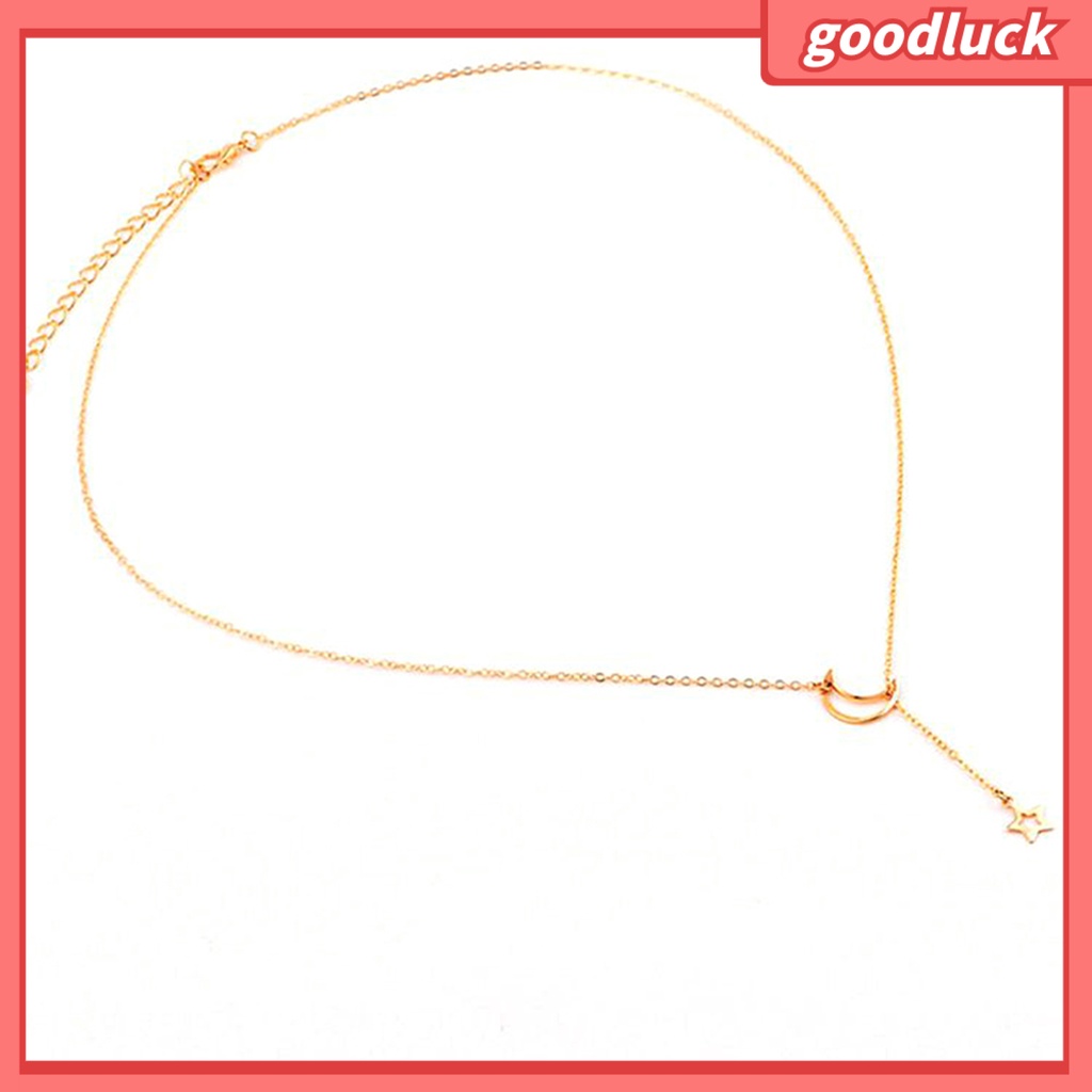 Dây Chuyền Mặt Trăng Và Ngôi Sao Thời Trang Dành Cho Nữ