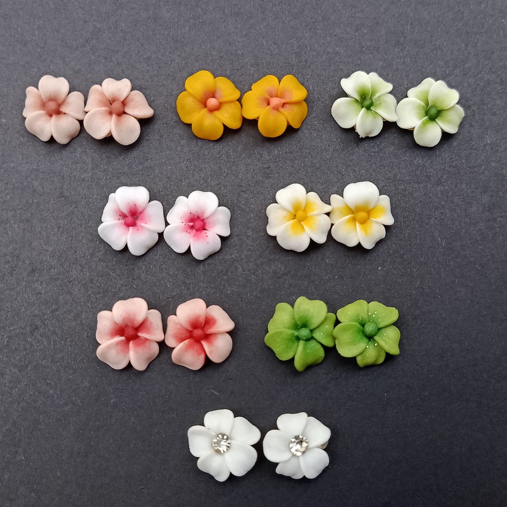 Hoa sứ - Hoa bột đính móng H07