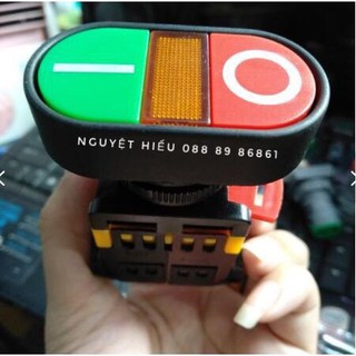 Nút nhấn nhả on off có đèn báo phi 22