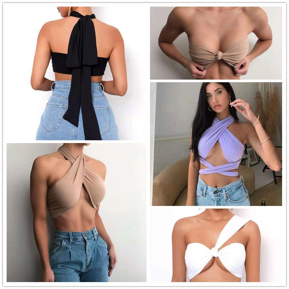 Áo Dây Quấn Cổ Hở Lưng Gợi Cảm Dành Cho Nữ