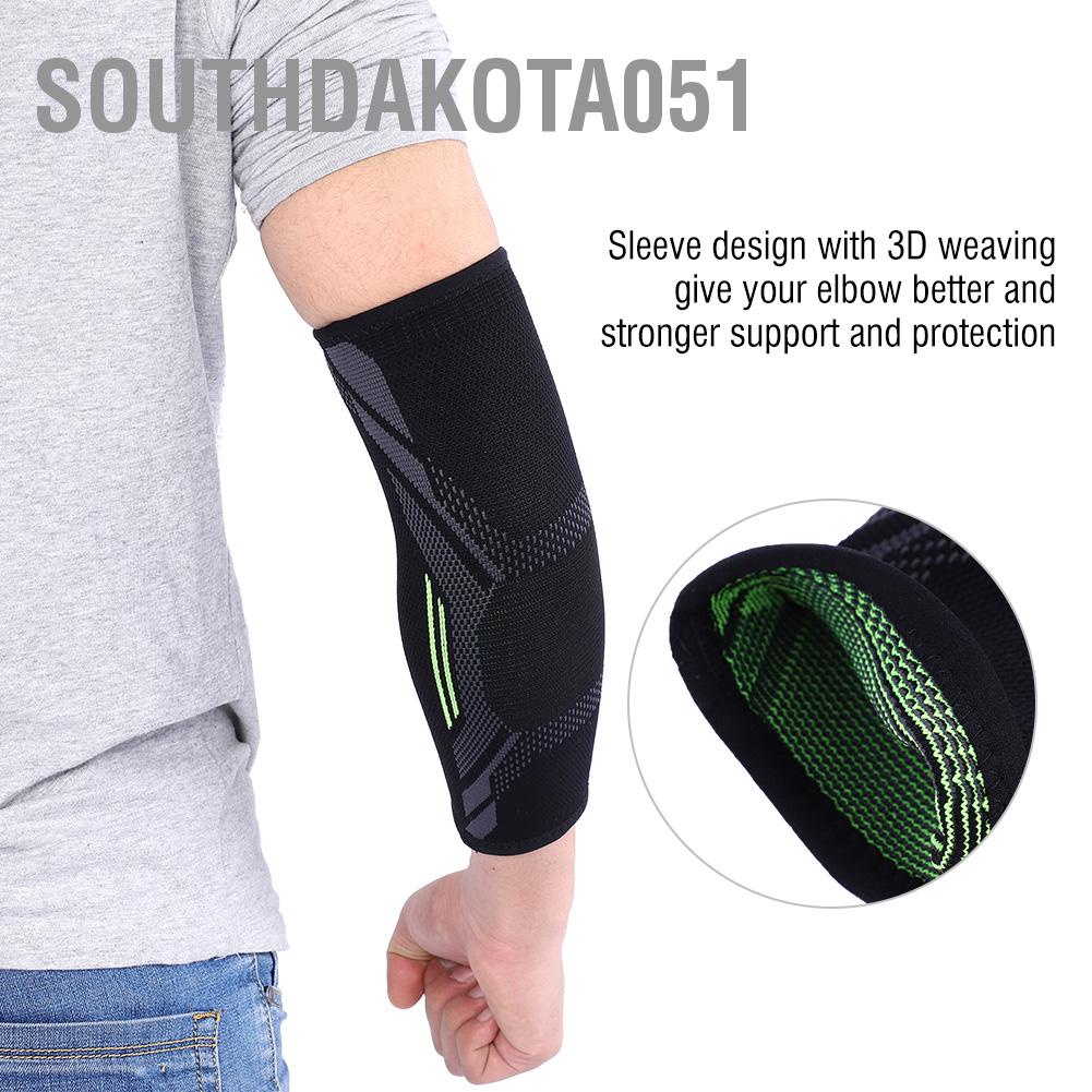 Băng Bảo Vệ Khuỷu Tay Cùi Chỏ Tập Gym Chơi Thể Thao Nẹp Cánh Tay Màu Đen Unisex Southdakota051