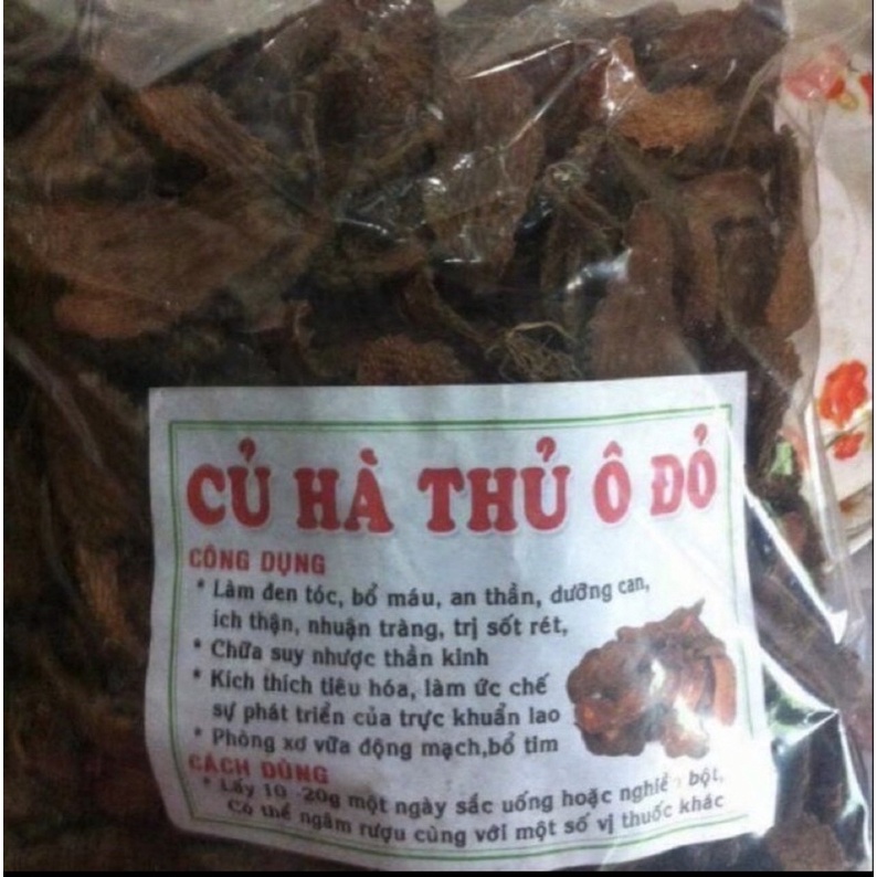 1kg Củ hà thủ ô đỏ thái lát cực xịn,ngon