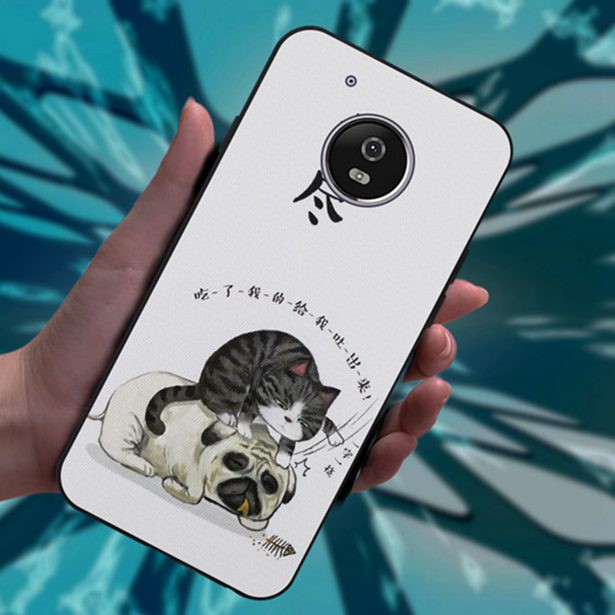 Ốp lưng silicone hình con mèo cho Motorola Moto C X4 E4 G5 G5S Plus