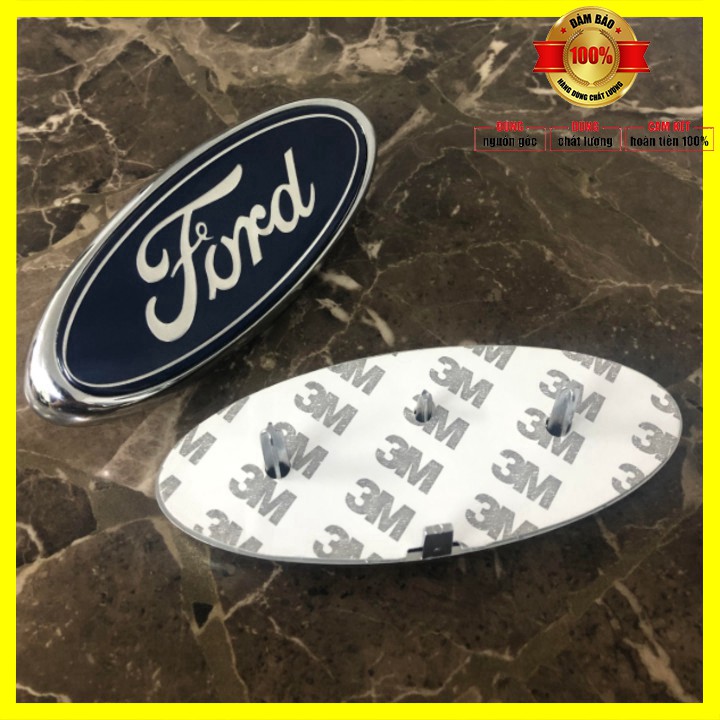 1 chiếc Logo biểu tượng trước và sau xe ô tô Ford Kích thước 14.5*6cm