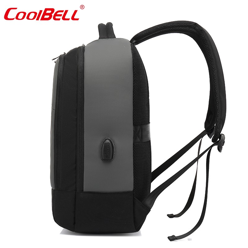 Balo Nam Nữ Cao Cấp, Công Sở, Laptop, Chống Thấm Nước, Đi Chơi, Du Lịch - CB 8218 Chính Hãng Coolbell - BH 3 Năm