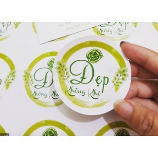 In tem giấy - decal giấy - đẹp nhất -giá rẻ