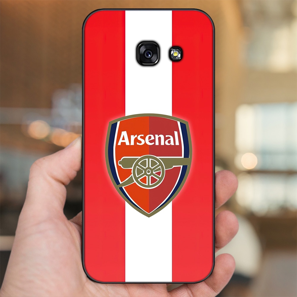 Ốp lưng Samsung A3 2017, A5 2017, A7 2017 viền đen in hình Arsenal FC