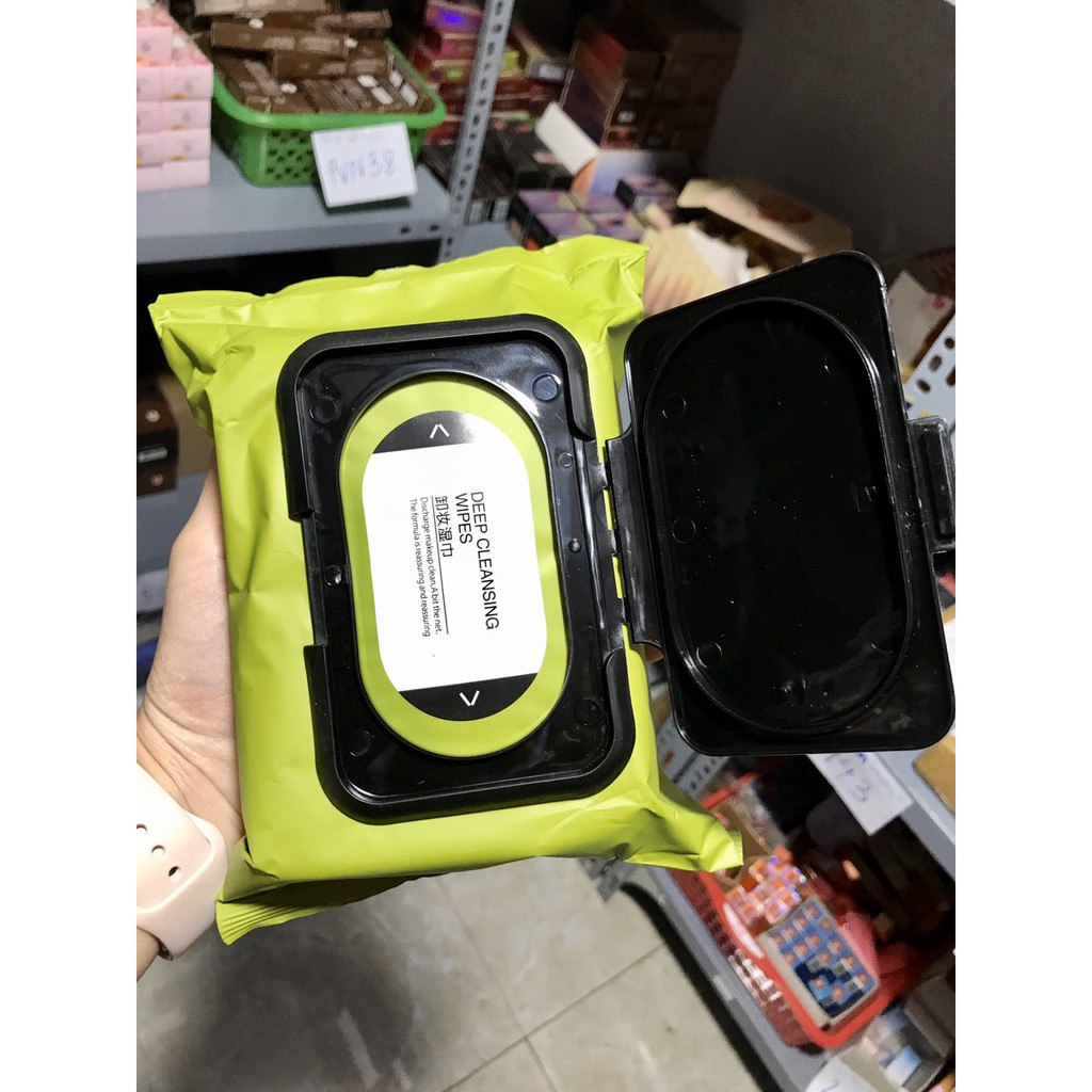 Túi 60 tờ khăn ướt tẩy trang bơ E408 | BigBuy360 - bigbuy360.vn