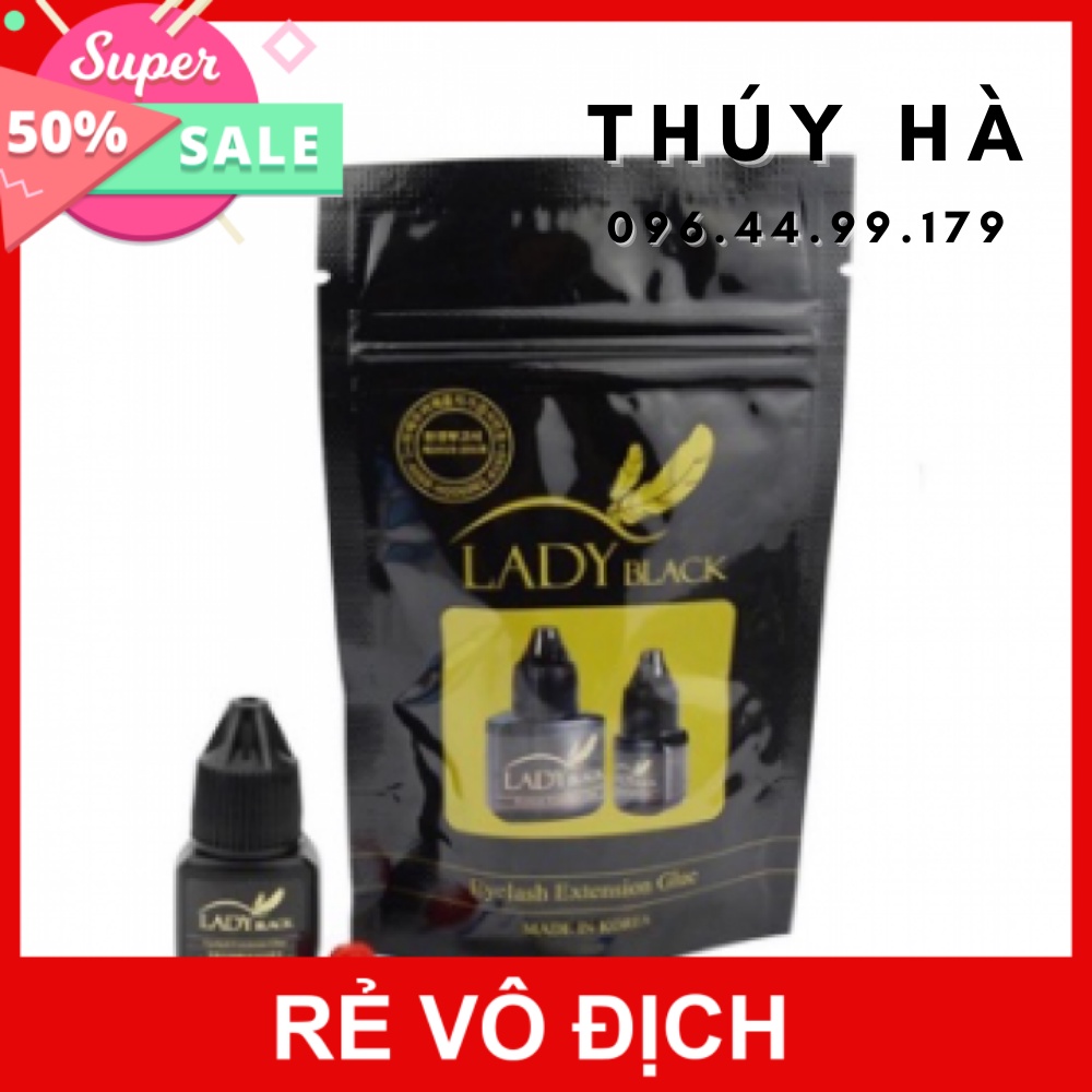 Keo nối mi Lady black chính hãng, dùng nối mi volume, classic, tạo fan