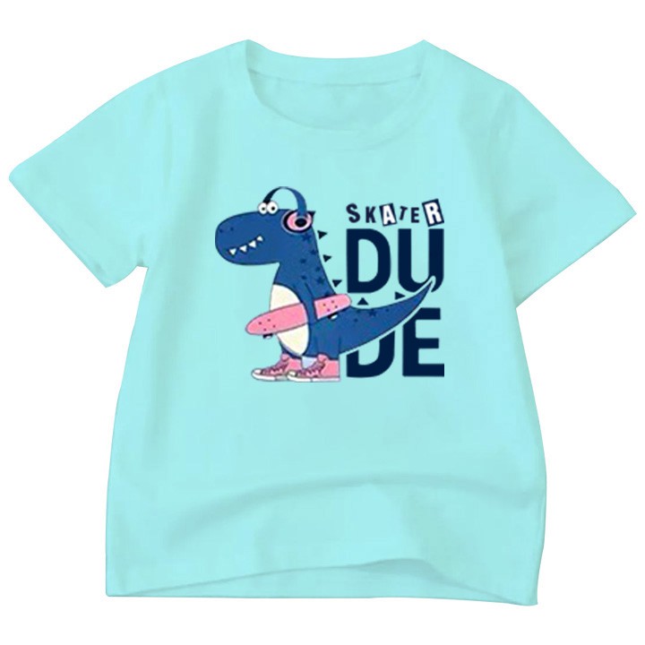 Áo thun bé trai form rộng in hình độc đáo ATBT89