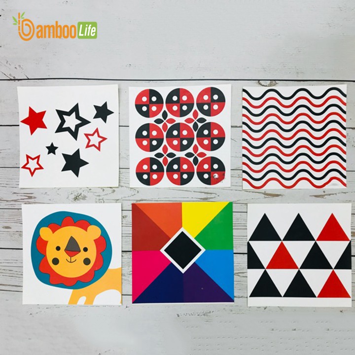 Bộ Thẻ Kích Thích Thị Giác Bamboo Life Giúp Bé Phát triển Toàn Diện [Chuẩn Phương Pháp Montessori]