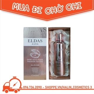 Serum tế bào gốc 💖FREESHIP💖 Serum tế bào gốc Eldas Aura Coreana Shine Gold Pearl Premium Peptide 100ML  Halind5646