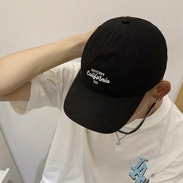 MG STUDIO/“789”letter embroidered hats