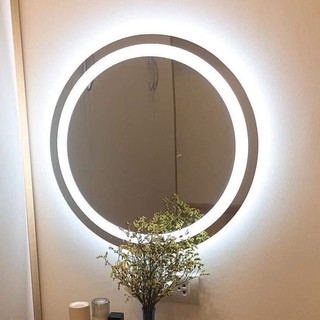 GƯƠNG TRÒN LED PHUN CÁT VIỀN TRONG