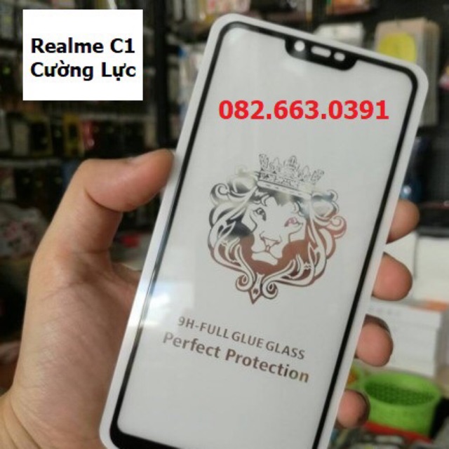 Cường lực Realme C1 (5D) full màn hình
